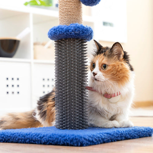 Cat Scratching & Massage Post with Ball – Interactive Play & Claw Care