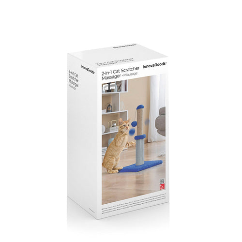 Cat Scratching & Massage Post with Ball – Interactive Play & Claw Care